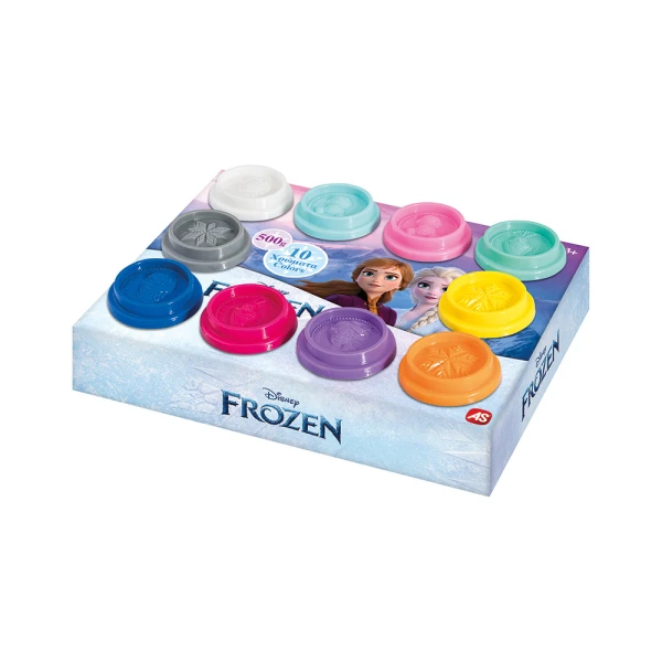 AS ΠΛΑΣΤΕΛΙΝΗ DISNEY FROZEN ΚΟΥΤΙ ΜΕ 10 ΒΑΖΑΚΙΑ ΚΑΙ ΚΑΠΑΚΙΑ ΚΑΛΟΥΠΑΚΙΑ 500gr ΓΙΑ 3+ ΧΡΟΝΩΝ