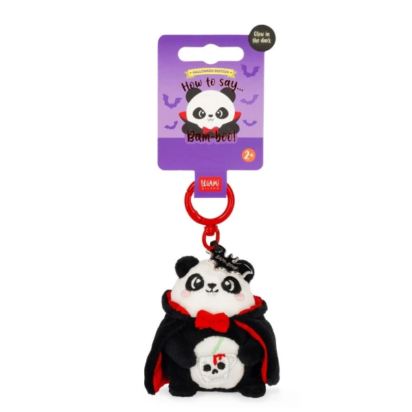 LEGAMI SUPER SOFT PLUSH KEY RING HALLOWEEN PANDA