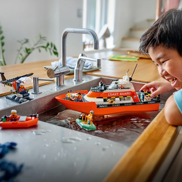 LEGO® CITY ΔΙΑΣΩΣΤΙΚΟ ΣΚΑΦΟΣ & ΕΛΙΚΟΠΤΕΡΟ ΑΚΤΟΦΥΛΑΚΗΣ