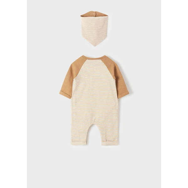 MAYORAL LONG BODYSUIT WITH BANDANA CAMEL