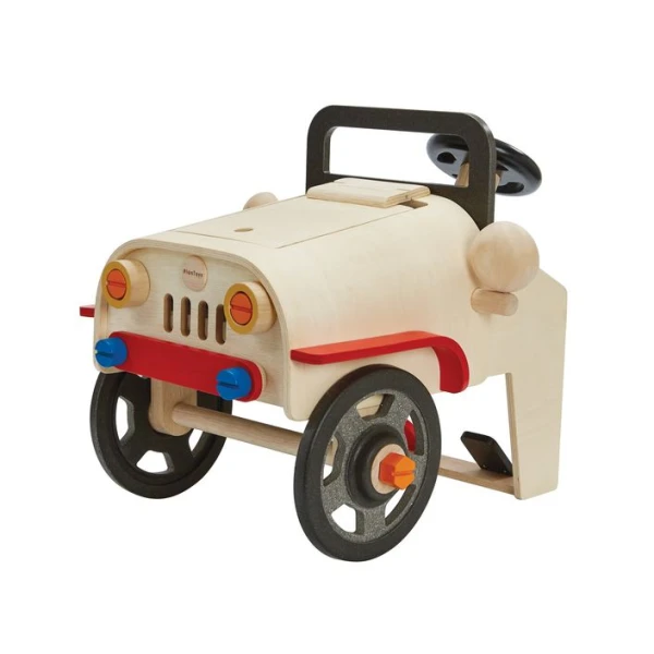 ΞΥΛΙΝΟ ΠΑΙΧΝΙΔΙ PLAN TOYS ΜΗΧΑΝΗ ΑΥΤΟΚΙΝΗΤΟΥ