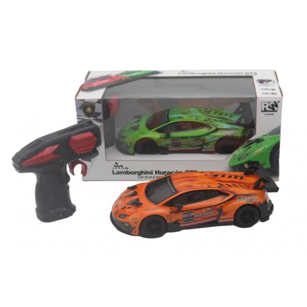RW RC RACING CARS ΤΗΛΕΚΑΤΕΥΘΥΝΟΜΕΝΟ ΑΥΤΟΚΙΝΗΤΟ 1:24 LAMBORGHINI HURACAN GT3 DTM ΠΟΡΤΟΚΑΛΙ