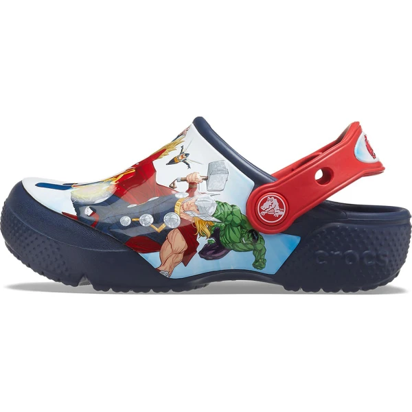 CROCS FL AVENGERS PATCH CLOG K NAVY