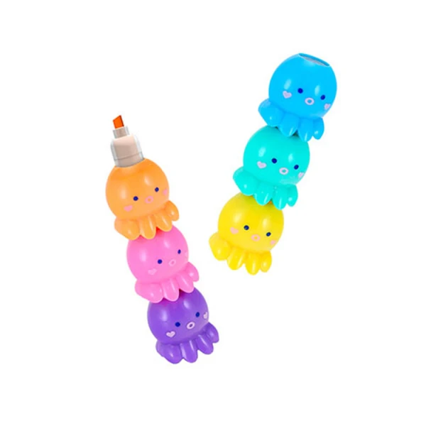 GORJUSS SANTORO HIGHLIGHTERS SET MAKING WAVES OCTOPUS
