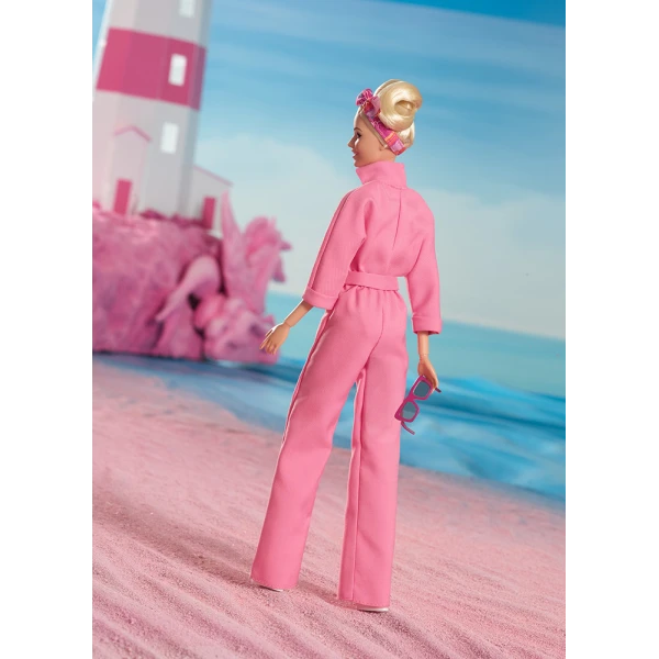 COLLECTIBLE DOLL BARBIE MOVIE PINK BOILER SUIT