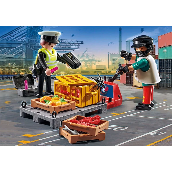 PLAYMOBIL CITY ACTION CARGO CUSTOMS CHECK