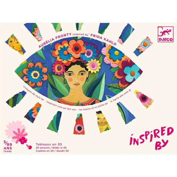 DJECO INSPIRED BY FRIDA KAHLO - CREATE 3D PICTURES