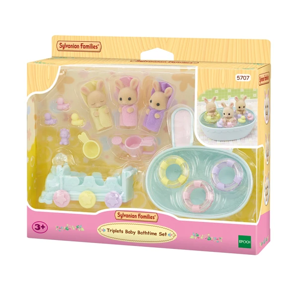 THE SYLVANIAN FAMILIES ΤΡΙΔΥΜΑ ΣΕΤ ΜΠΑΝΙΟΥ