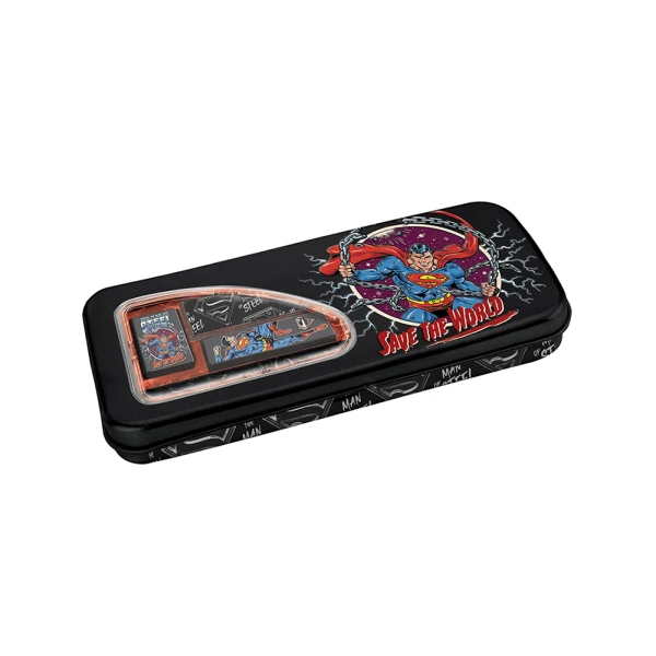 METAL FULL PENCIL CASE SUPERMAN
