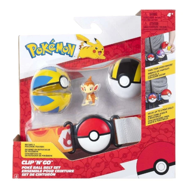 POKEMON CLIP N\' GO POKE BALL ΜΕ ΖΩΝΗ W19 - CHIMCHAR
