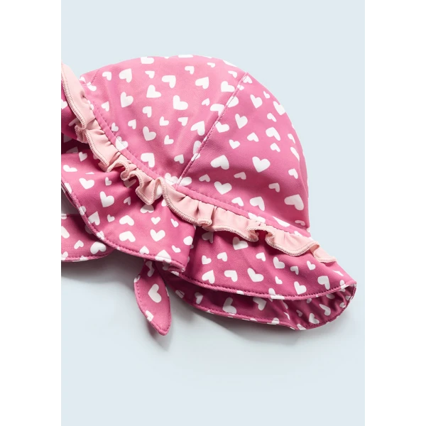 MAYORAL SET SWIMSUIT WITH HAT PINK