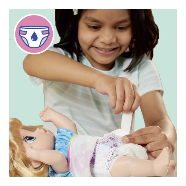 BABY ALIVE ΚΟΥΚΛΑ ΜΩΡΟ FRUITY SIPS APPLE ΞΑΝΘΑ ΜΑΛΛΙΑ
