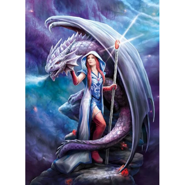 CLEMENTONI PUZZLE ANNE STOKES DRAGON MAGE 1000 PCS