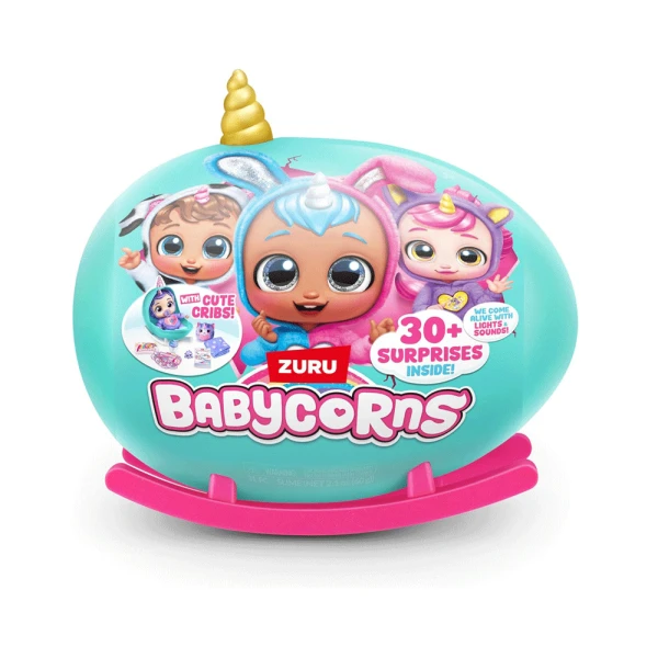 ΚΟΥΝΙΑ BABYCORNS ΚΟΥΚΛΑ ΜΕ ΦΩΣ ΚΑΙ ΗΧΟ LARGE - 4 ΣΧΕΔΙΑ