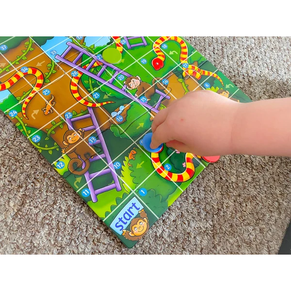 ORCHARD TOYS BOARD GAME JUNGLE SNAKES & LADDERS
