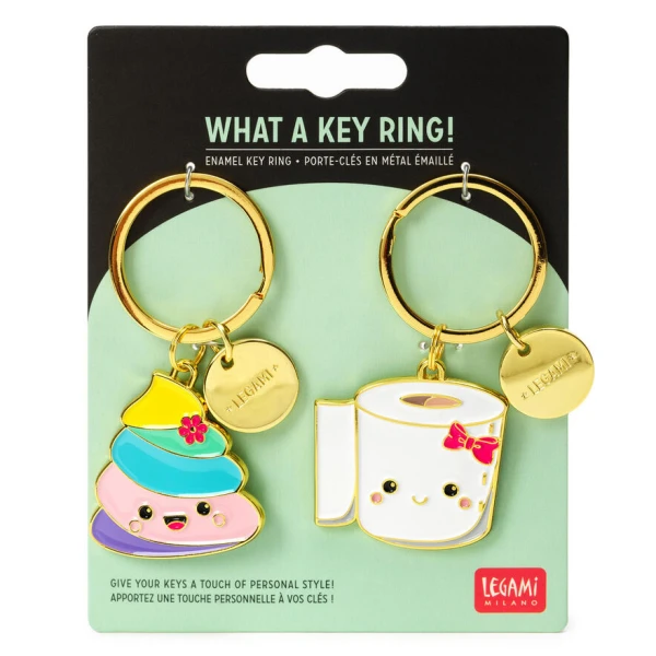LEGAMI ΜΠΡΕΛΟΚ WHAT A KEY RING - ΣΕΤ ΤΩΝ 2 - POO
