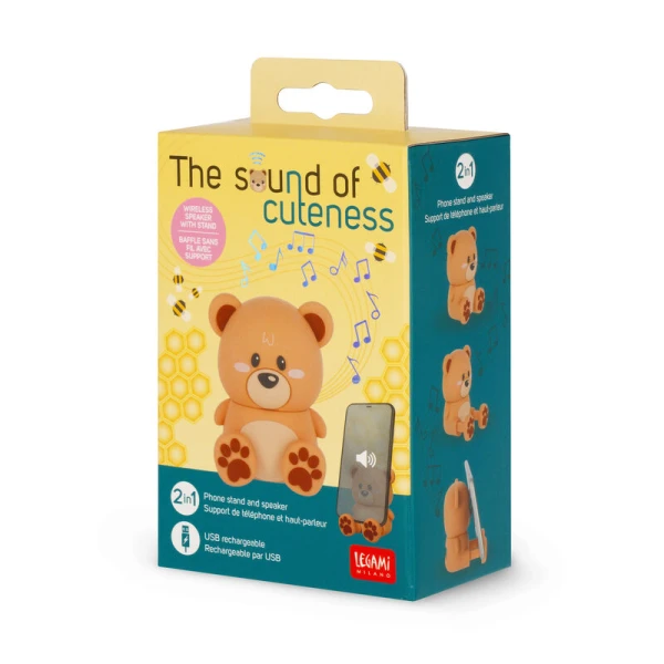 LEGAMI THE SOUND OF CUTENESS - WIRELESS SPEAKER STAND - TEDDY BEAR