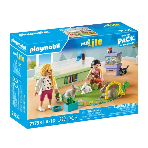 PLAYMOBIL MY LIFE STARTER PACK RABBIT FAMILY
