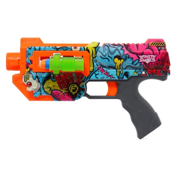FAST SHOTS BLASTER WRAPS SHADOW 10.0 WITH 12 FOAM DARTS 