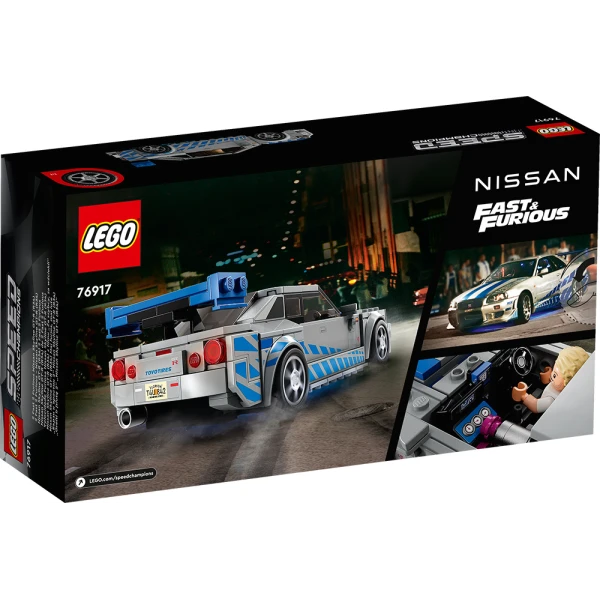 LEGO® SPEED CHAMPIONS 2 FAST 2 FURIOUS NISSAN SKYLINE GT-R (R34)