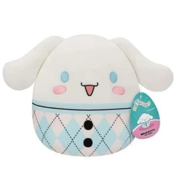 SQUISHMALLOWS SANRIO ΛΟΥΤΡΙΝΟ 20 εκ. - CINNAMOROLL ΣΕ ΜΠΛΕ ΚΑΡΟ