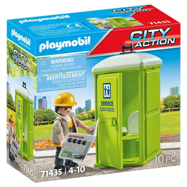 PLAYMOBIL CITY ACTION ΧΗΜΙΚΗ ΤΟΥΑΛΕΤΑ