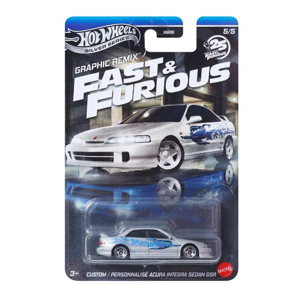 HOT WHEELS ΑΥΤΟΚΙΝΗΤΑΚΙΑ - FAST & FURIOUS - CUSTOM PERSONNALISE ACURA INTEGRA SEDAN GSR