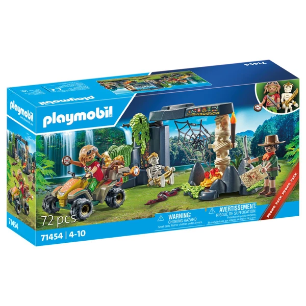 PLAYMOBIL DINOS ΚΥΝΗΓΙ ΘΗΣΑΥΡΟΥ ΣΤΗΝ ΖΟΥΓΚΛΑ