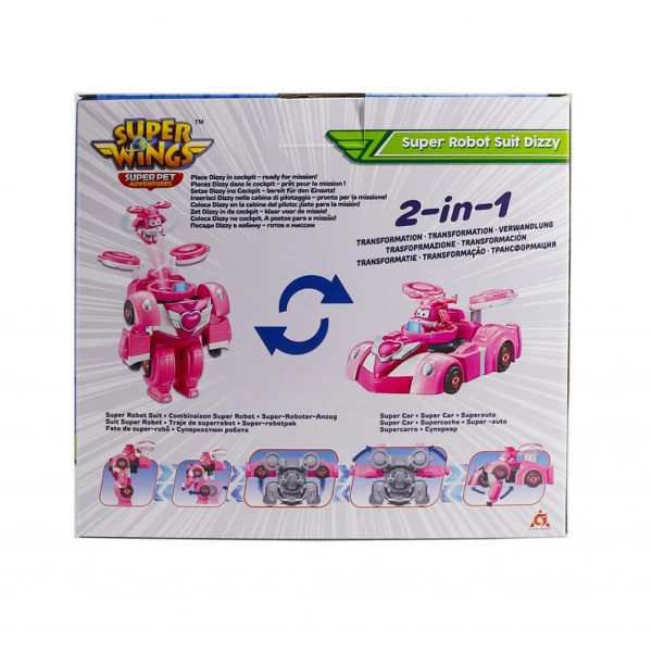 SUPER WINGS SUPER PET ROBOT SUIT - DIZZY