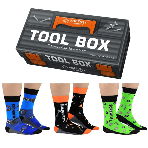 MEN SOCKS No 39-46 SET TOOL BOX
