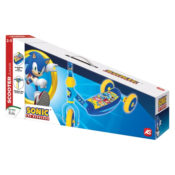 AS KIDS 3-WHEEL SCOOTER SONIC FOR AGES 2-5