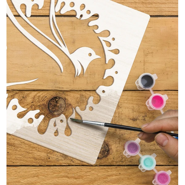 SPLAT PLANET WOODEN ART CRAFT KIT HUMMINGBIRD