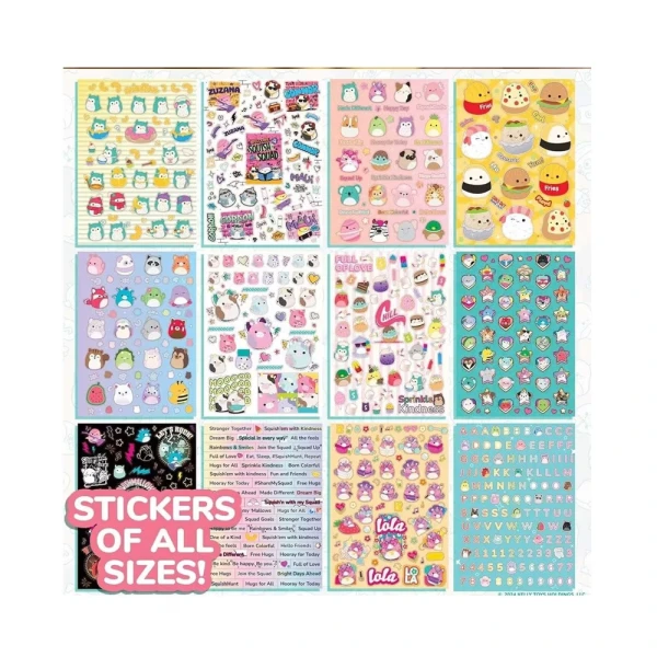 SQUISHMALLOWS - STICKER BOOK 2000+ STICKERS