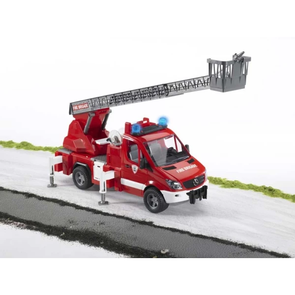 BRUDER FIRE VEHICLE MERCEDES SPRINTER WITH RECEPTION FOR WATER