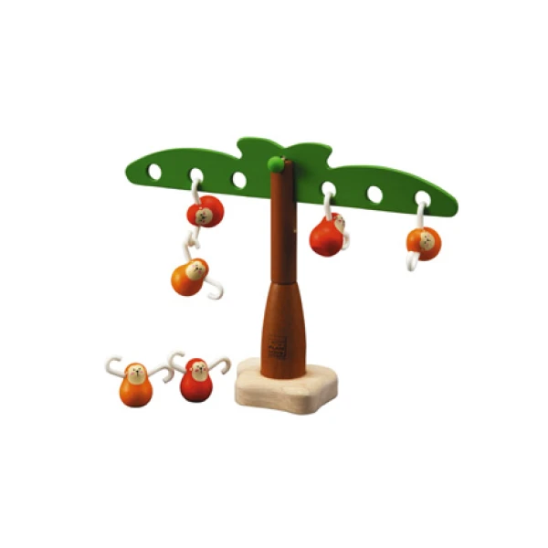 WOODEN GAME PLAN TOYS BALANCING MONKEYS