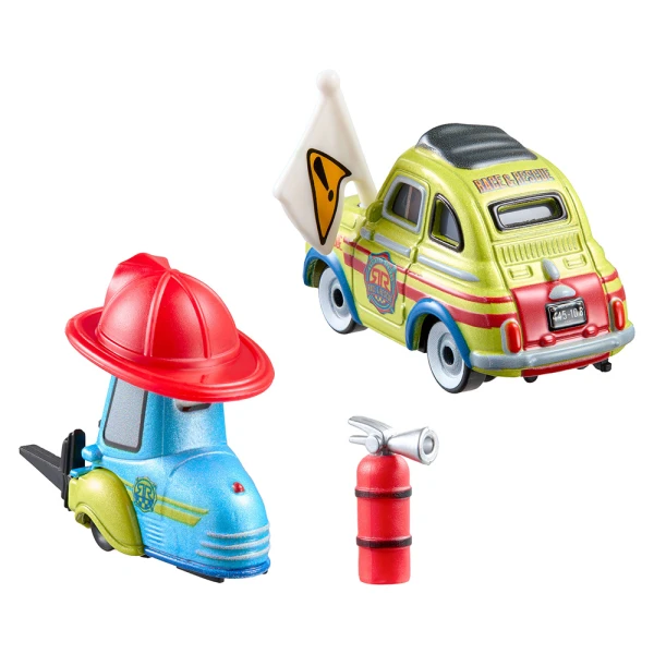 CARS RACE & RESCUE CAR WITH ACCESSORIES GUIDO & LUIGI