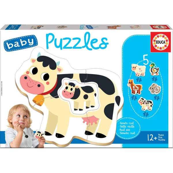 EDUCA BABY PUZZLE 10 pcs THE FARM