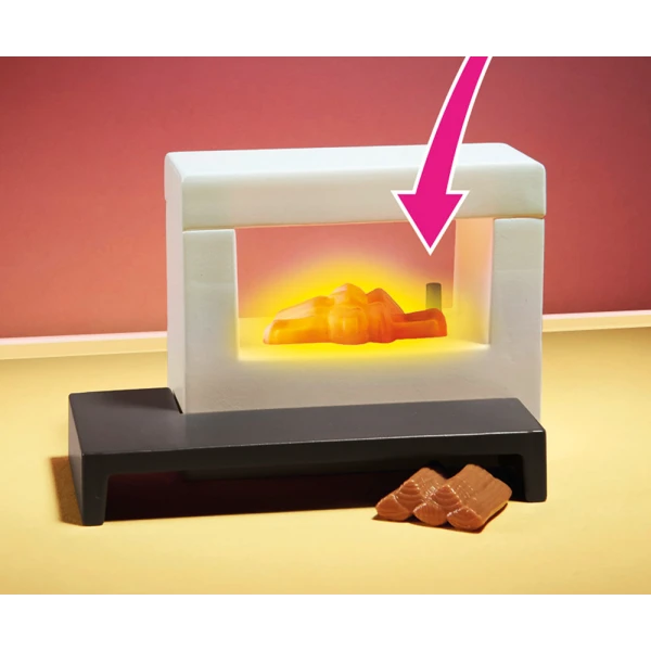 PLAYMOBIL DOLLHOUSE - COMFORTABLE LIVING ROOM