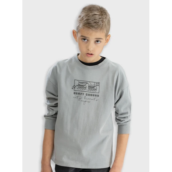 ENERGIERS BLOUSE BOY SILVER GREY