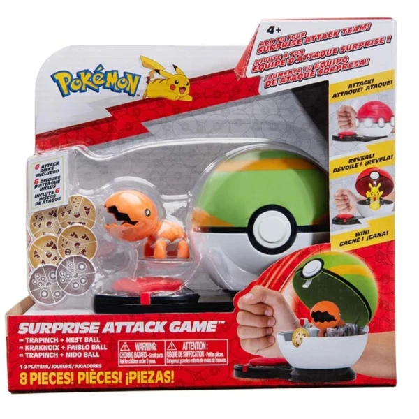 POKEMON BATTLE GAME W3 TRAPINCH NEST BALL