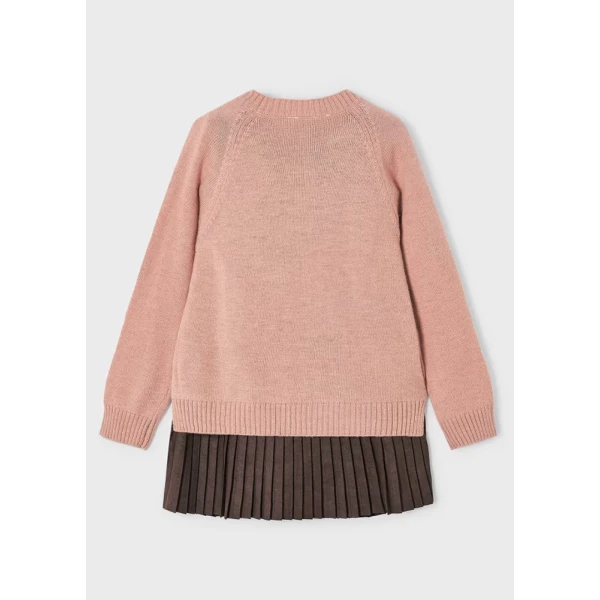 MAYORAL DRESS KNITTED PINK DARK