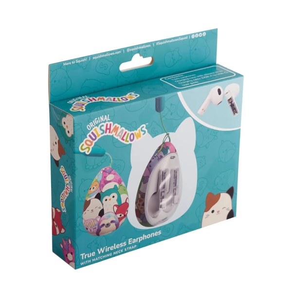 SQUISHMALLOWS TRUE WIRELESS BLUETOOTH KID EARPHONES WITH MICROPHONE
