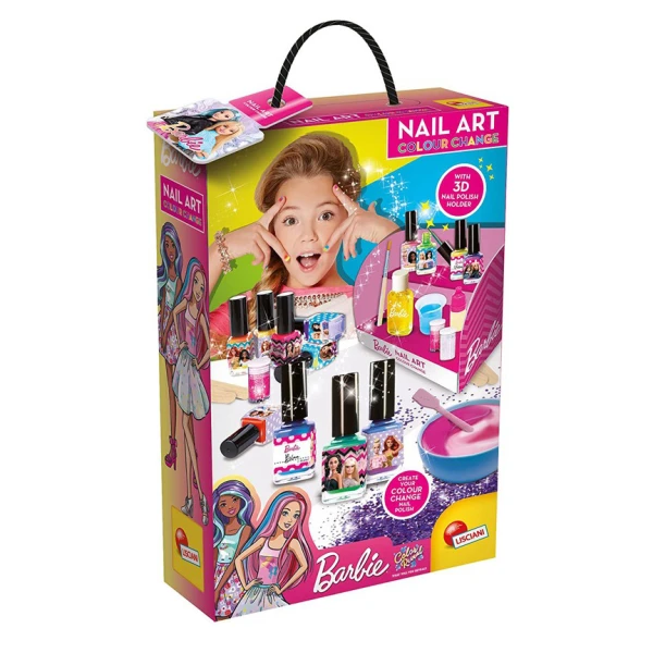 BARBIE NAIL ART - COLOR CHANGE