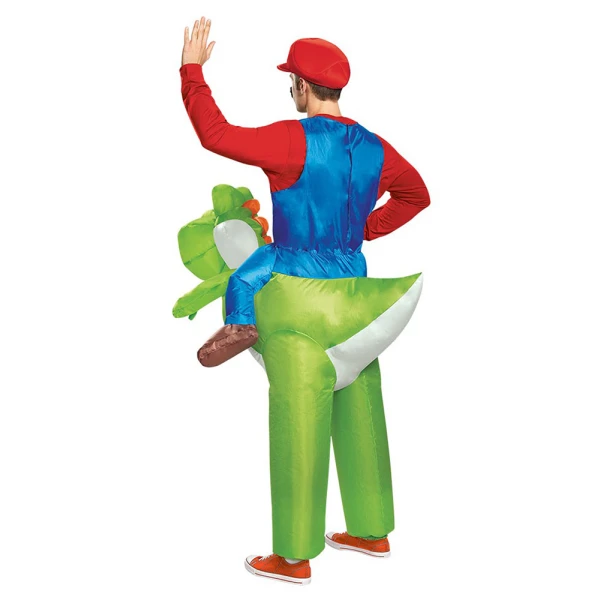 ADULTS CARNIVAL COSTUME MARIO RIDING YOSHI INFLATABLE