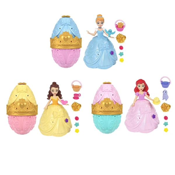 DISNEY PRINCESS ΜΙΝΙ ΚΟΥΚΛΕΣ ΑΥΓΟΥΛΑΚΙ ΕΚΠΛΗΞΗ - 3 ΧΡΩΜΑΤΑ