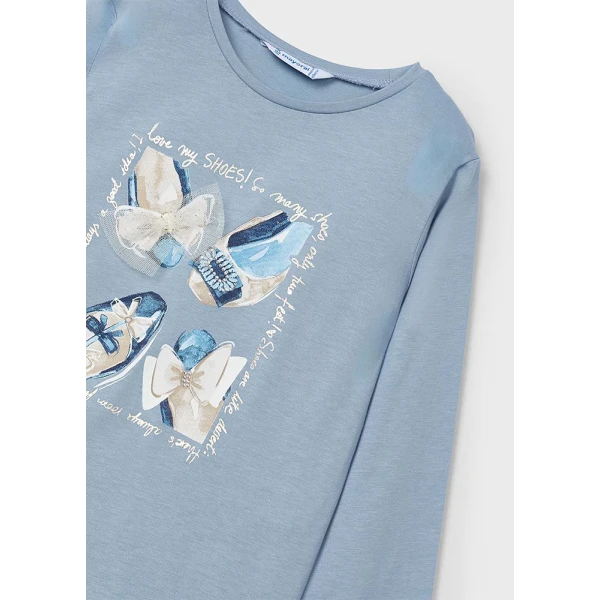 MAYORAL LONG SLEEVES BLOUSE LIGHT BLUE
