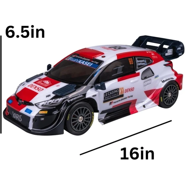 NIKKO ΤΗΛΕΚΑΤΕΥΘΥΝΟΜΕΝΟ ΑΥΤΟΚΙΝΗΤΟ RC 1:16 WRC TOYOTA GAZOO ΜΕ EXTRA ΛΑΣΤΙΧΑ