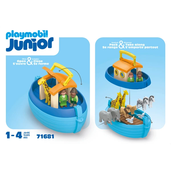 PLAYMOBIL JUNIOR Η ΚΙΒΩΤΟΣ ΤΟΥ ΝΩΕ