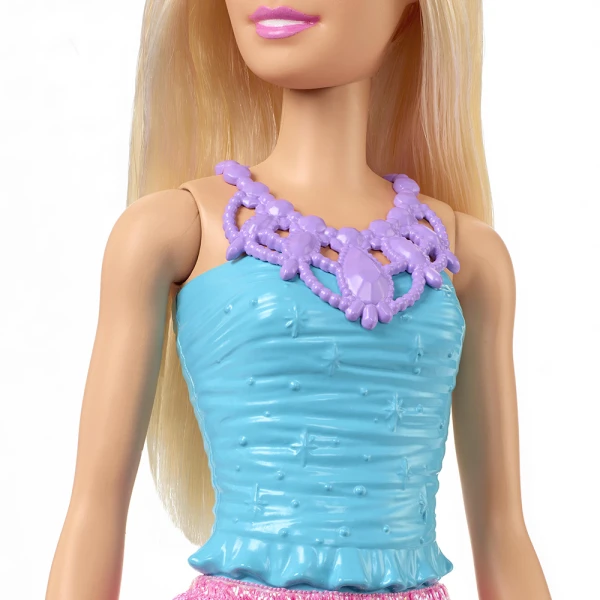 ΚΟΥΚΛΑ BARBIE ΠΡΙΓΚΙΠΙΚΟ ΦΟΡΕΜΑ ΜΠΛΕ-ΡΟΖ
