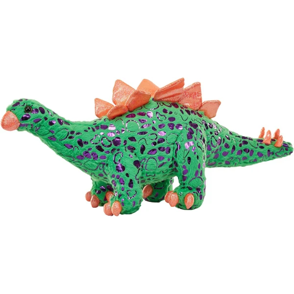 WILD REPUBLIC PLUSH FOILKINS - DINO STEGOSAURUS
